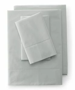 Budget ✨ 300 Thread Count Premium Supima Cotton Percale Bed Sheet Set Pale Flax ⭐