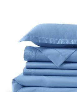 Buy 🥰 400 Thread Count Premium Supima Cotton No Iron Sateen Duvet Bed Cover Shale Gray 🥰