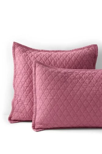 Discount 😍 Solid Diamond Double Voile Quilt Soft Tea Rose ✔️ - Image 7