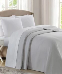 Best reviews of ๐ Charisma Deluxe Woven Cotton Blanket Ivory ๐ฅฐ