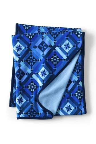 Brand new 👍 Serious Sweats Throw Blanket Deep Sea Navy Founders Stripe ❤️