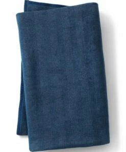 Best Sale 😍 Herringbone Patterned Bed Blanket Indigo Sky Herringbone ⭐