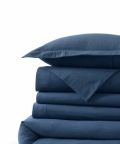 Cheap 💯 Comfy Super Soft Cotton Flannel Duvet Bed Cover Ivory ❤️