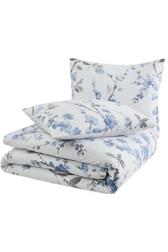 Cheap ๐ Cannon Kasumi Floral Print Comforter Set White/Blue โญ