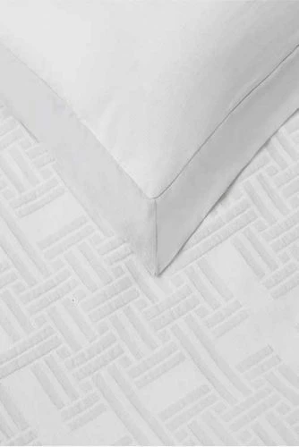 Best reviews of 🌟 Charisma Bedford Cotton Duvet Set White/Gray 🤩 - Image 4