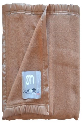 Budget ๐ Poyet Motte Rivoli Virgin Wool Blanket Blue ๐