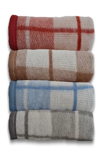 Budget ๐ Poyet Motte Rivoli Virgin Wool Blanket Blue ๐ - Image 5