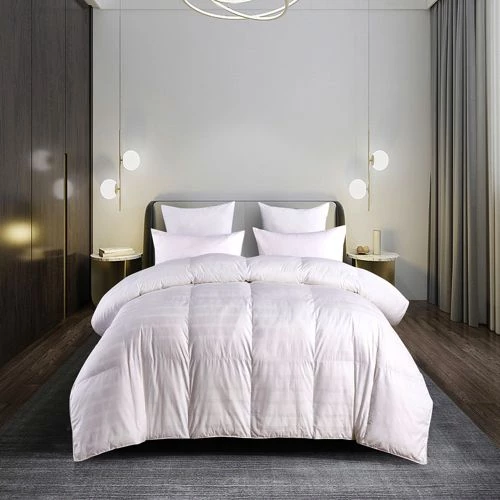 Flash Sale ⭐ Blue Ridge Home Fashions Windowpane Duraloft Down Alternative Cotton Comforter White 🔥