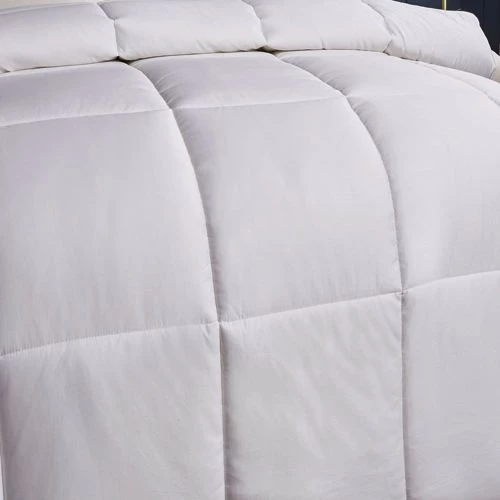 Cheap ๐ Blue Ridge Home Fashions Naples Down Alternative Sateen Cotton Comforter White ๐ - Image 3