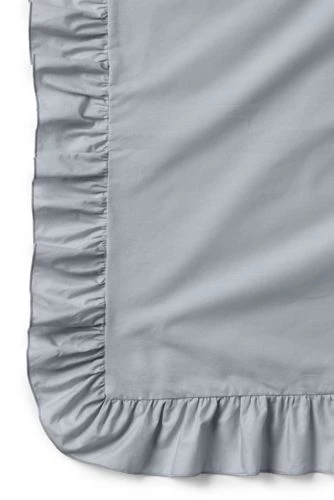 Best reviews of 😉 200 Thread Count Cotton Crisp and Cool Percale Ruffle Duvet Bed Cover White 👏 - Image 3