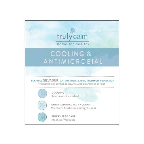 Budget ๐ Truly Calm Silver Cool Down Alternative Cotton Comforter Set White โ๏ธ - Image 5