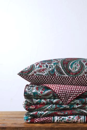 Top 10 💯 400 Thread Count Premium Supima Cotton No Iron Sateen Comforter Ivory Square Paisley 😀 - Image 2