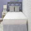 Hot Sale 😍 BioPedic Fresh and Clean Mattress Pad with Ultra-Fresh Treated Fabric White 🔥