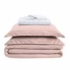 Best Sale ❤️ Truly Calm Antimicrobial Bedding Set Blush/White 😉