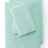 Deals 💯 300 Thread Count Premium Supima Cotton Percale Pillowcases Aqua Breeze ✔️