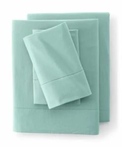 Best deal 🔥 Luxe Supima Cotton Flannel Bed Sheet Set Soft Iris Purple ✔️