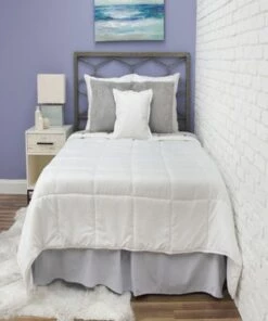 Buy ๐งจ BioPedic Fresh and Clean Comforter with Ultra-Fresh Treated Fabric White ๐
