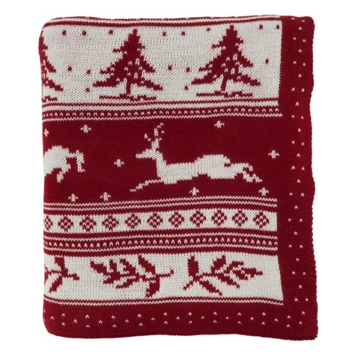New ๐ Saro Lifestyle Knitted โ Christmas Throw Blanket Deer ๐ - Image 8