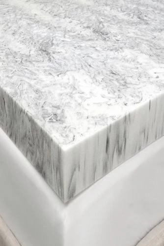 Cheapest ๐ SensorPedic 4 inch Charcoal Infused Memory Foam Mattress Topper White/Grey โค๏ธ - Image 5