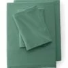 Best deal 👏 Cozy T-Shirt Soft Cotton Jersey Knit Bed Sheet Set Fresh Thyme 🔔