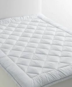 Best Sale 👏 PureAssure Hypoallergenic Down Alternative Mattress Pad White 🔔