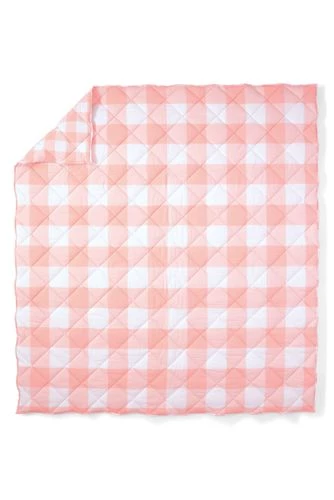 Budget ❤️ Easy Care Cotton Percale Gingham Comforter Large Light Blue Gingham 🔥 - Image 5
