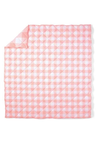 Budget ❤️ Easy Care Cotton Percale Gingham Comforter Large Light Blue Gingham 🔥 - Image 6