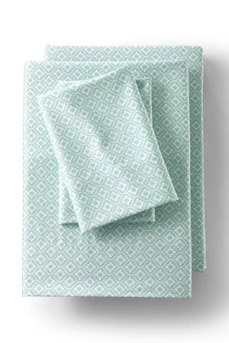 New 🔥 400 Thread Count Premium Supima Cotton No Iron Sateen Pillowcases Light Tan Geo 🎁 - Image 5