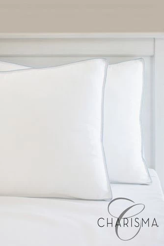 Flash Sale ❤️ Charisma Gel-Infused Memory Foam and Fiber Hybrid Pillow White 👏
