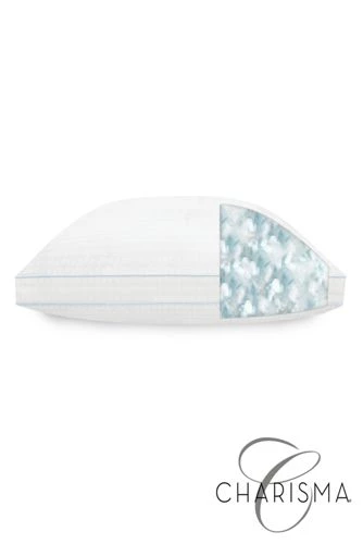 Flash Sale ❤️ Charisma Gel-Infused Memory Foam and Fiber Hybrid Pillow White 👏 - Image 2