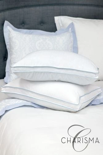Flash Sale ❤️ Charisma Gel-Infused Memory Foam and Fiber Hybrid Pillow White 👏 - Image 3