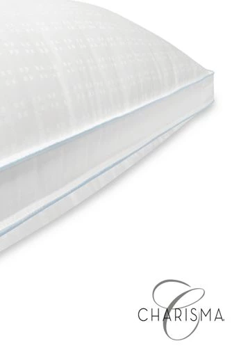 Flash Sale ❤️ Charisma Gel-Infused Memory Foam and Fiber Hybrid Pillow White 👏 - Image 7