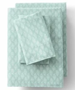 Best Pirce 🔔 Cotton Oxford Pillowcases Aqua Breeze Paisley 🔔