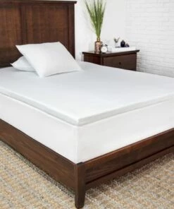 Budget 🎉 Sensorpedic Gel Memory Foam Mattress Topper White 🌟