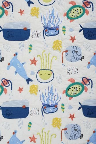 Cheap โ๏ธ Mina Victory Plush Sea Animal Print Blanket ๐ - Image 4