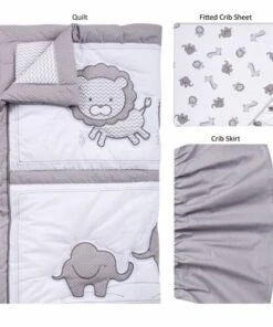Hot Sale 🎁 Trend Lab Safari Chevron 3 Piece Crib Bedding Set ✔️