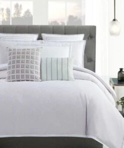 Top 10 ๐ Charisma Essex Cotton Comforter Set White/Lavender โค๏ธ