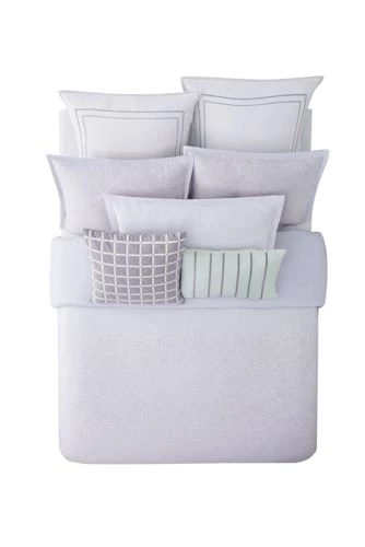 Top 10 👍 Charisma Essex Cotton Comforter Set White/Lavender ❤️ - Image 3