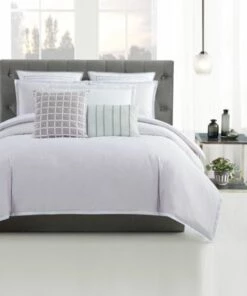 Buy 👍 Charisma Essex Cotton Duvet Set Lavender ✨
