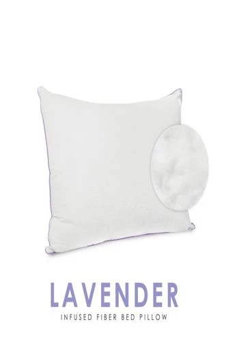 Best Sale 🎉 SensorPedic Wellness Collection Fiber Bed Pillow with Lavender Infused Cover ❤️ - Image 4
