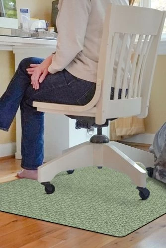 Wholesale ๐ Bungalow Flooring Richmond Weave Desk Chair Floor Mat Sage ๐ - Image 8