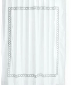 Cheapest 🤩 Cane Weave Embroidered Shower Curtain 🌟