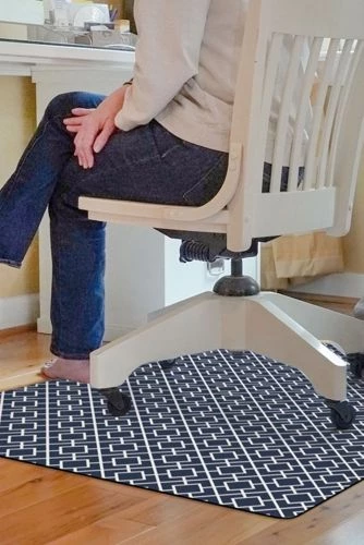 Cheap 🥰 Bungalow Flooring Tazekka Desk Chair Floor Mat Sage 🎉 - Image 7