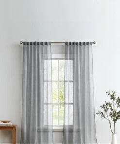 Top 10 👍 Cannon Sheer Window Panel Pair Curtains Ivory 🎁