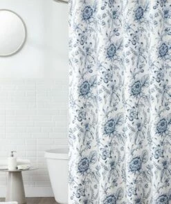 Hot Sale 😉 Royal Velvet Botanical Floral Shower Curtain ❤️