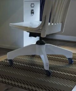 Top 10 👏 Bungalow Flooring Striped Desk Chair Floor Mat Navy 🌟