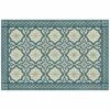 Outlet 😀 Bungalow Flooring Skid Resistant Medallion Print Floor Mat Sage 🔔