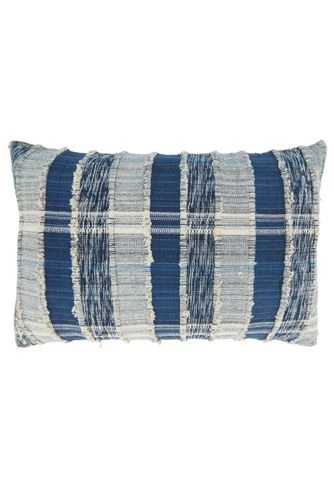 Best deal 😀 Saro Lifestyle Striped Woven Cotton Decorative Throw Pillow Blue 👍