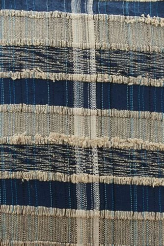 Best deal 😀 Saro Lifestyle Striped Woven Cotton Decorative Throw Pillow Blue 👍 - Image 4