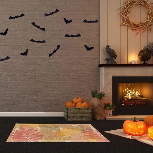 Best Pirce ✨ A and A Story Fall Leaves Floor Mat Multi 👏 - Image 4